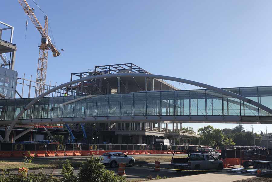 Curved Steel Sky Bridge & Knight Campus Groundbreaking!